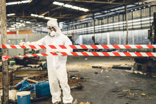 Professional Crime Scene Cleanup technician working in Grandview, IL